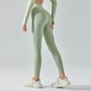 Nude Feel High Waist Tummy Control Yoga Pants: Double-Sided Brushed Booty Lifting Running Tights