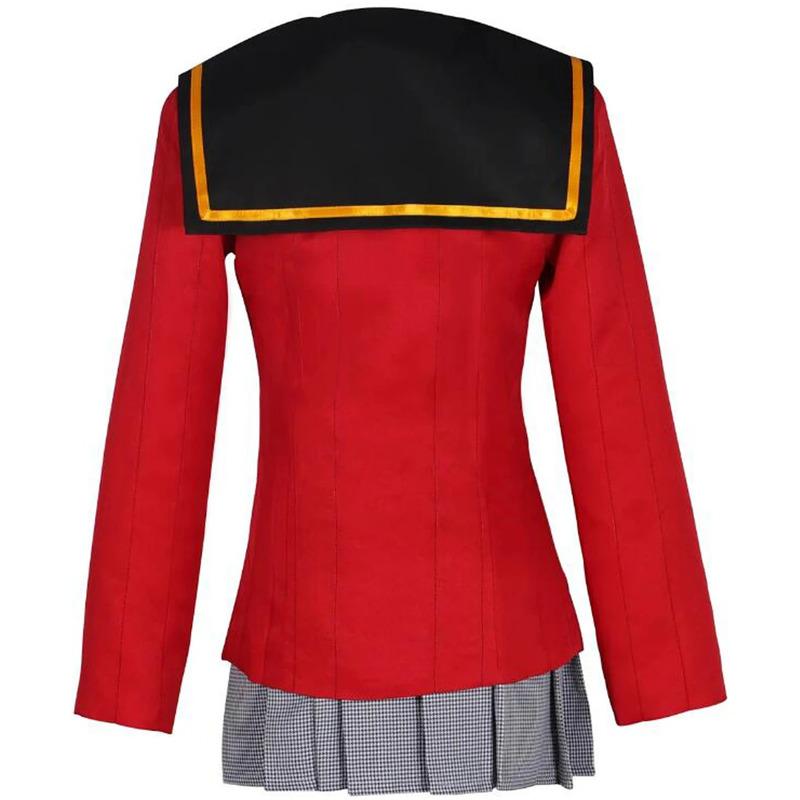 Anime Womens Cosplay Amagi Yukiko Costume Party Kujikawa Rise School Uniform Full Set Sailor Maid Dress JK Christmas Suit