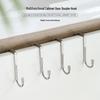 Multifunktionaler Haken ohne Bohren für Mäntel und Hüte - Edelstahl, S-förmig, für Küche, Bad oder Tür