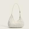2025 Summer French New Fashion Single Shoulder Dumplings Underarm Bag Puff Bag Girl Cloud Fold Bag