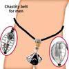 Męski Pasek Cnoty ze Stali Nierdzewnej Blokowane Urządzenie Cnoty Regulowana Bielizna z Korkiem Analnym Bondage Seks-Zabawki dla Mężczyzn