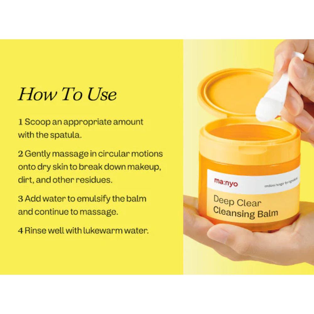 MANYO FACTORY Deep Clear Cleansing Balm 132ml (4.46 Fl Oz)