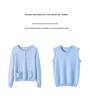 Women's 12-Gauge Short Round-Neck Cashmere Cardigan