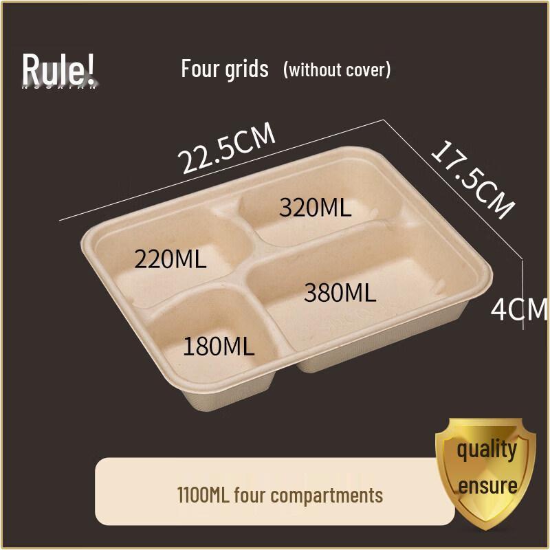 Biodegradable Disposable Pulp Lunch Box