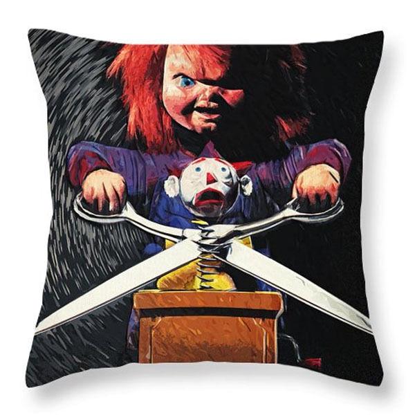 Chucky Good Guy  Doll Horror Movie Design Cushion Pillow Case Cover  New