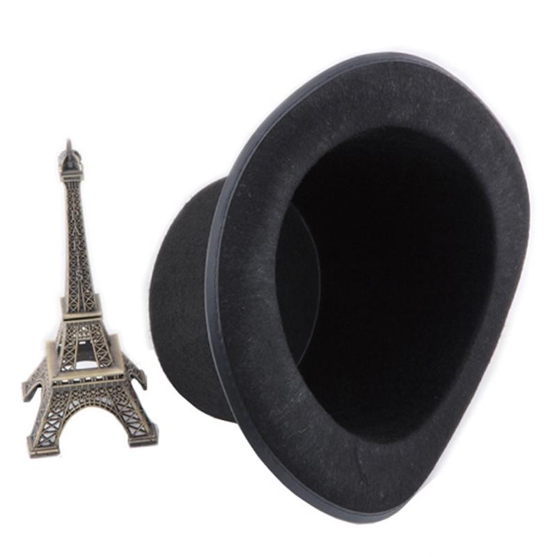 Black Prom Party Formal Top Hat Magician Hat Gentleman Hat Party Costume Hat