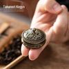 Xiangyun Lotus Incense Burner: Mini Three-Legged Copper Aromatherapy with Porous Boshan Design