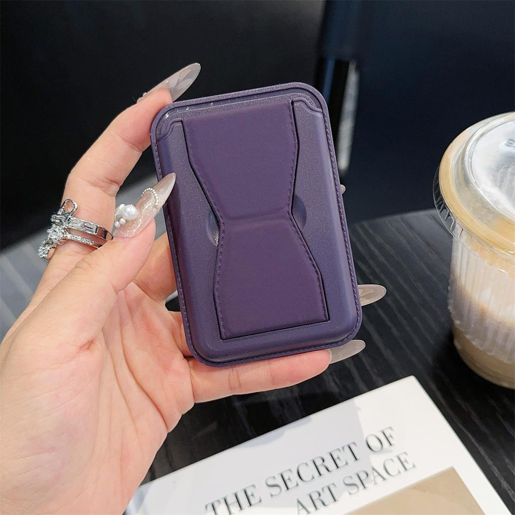 For Magsafe Wallet Holder Card Bag Magnetic Phone Kickstand Suitable for IPhone 16 15 Samsung Magnetic Phone Case Bracket Wallet