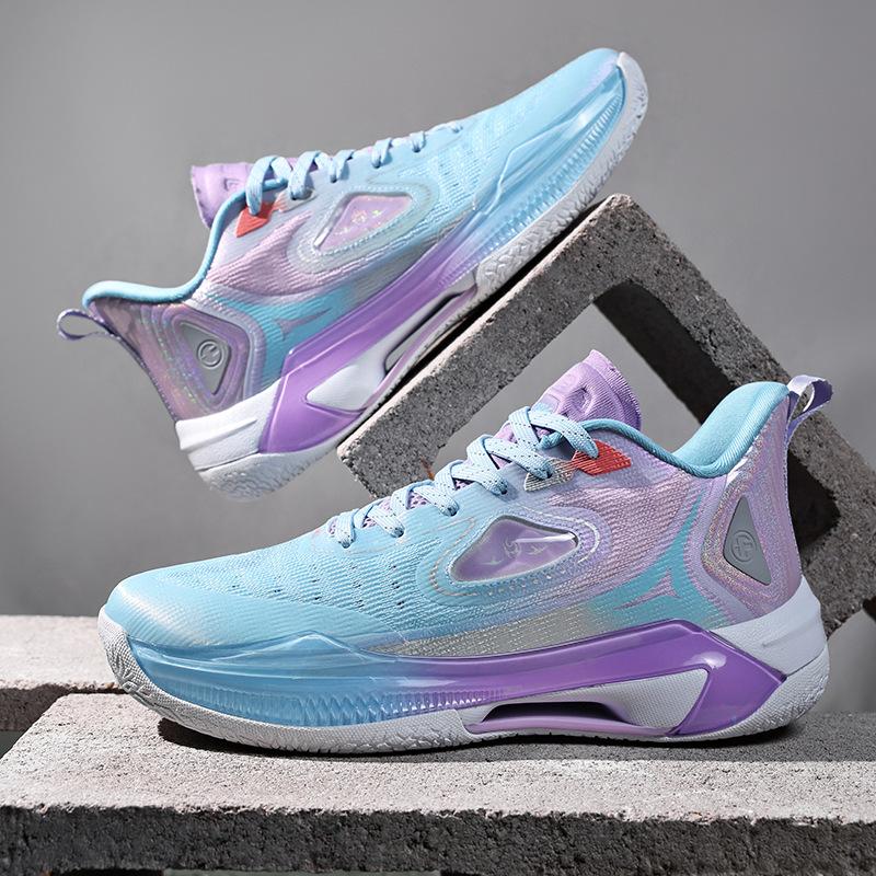 2025 New Spring and Autumn Basketball Shoes Men's Running Sports Shoes Students Outdoor Actual Combat Shoes