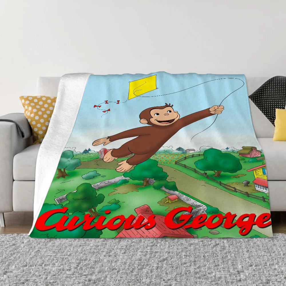 

Любопытный Джордж Одеяло Постельные Одеяла и Пледы Роскошное Постельное Белье Пляжное Полотенце Интерьер для Дома Вязаный Плед Плед на Колени Пушистый Мягкий & 30x40in