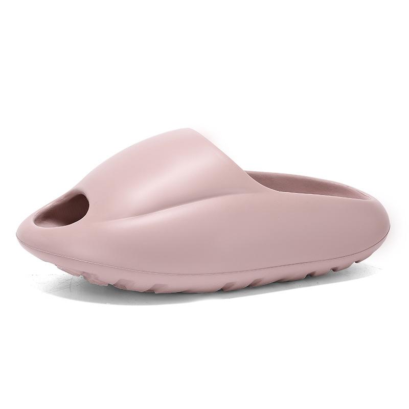 

Тапочки парные лето 2025 новые для улицы нескользящие ЕВА толстая подошва двойного назначения домашние наступать на говно пляжные сандалии 44-45