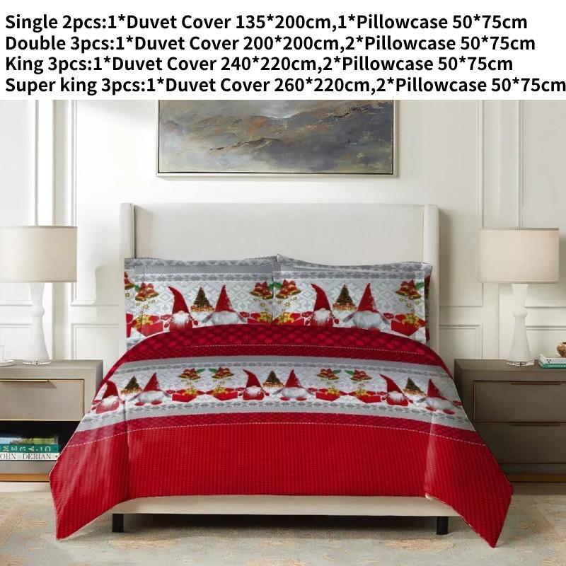 Soft And Cozy 3 Piece Bedding Set With Digital Print Cartoon Anime Design For Stylish Bedrooms