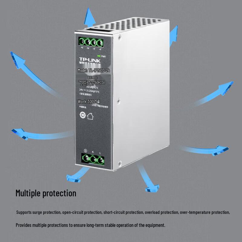 Tp-Link TL-SG2210LP 24V 150W Industrial Power Supply