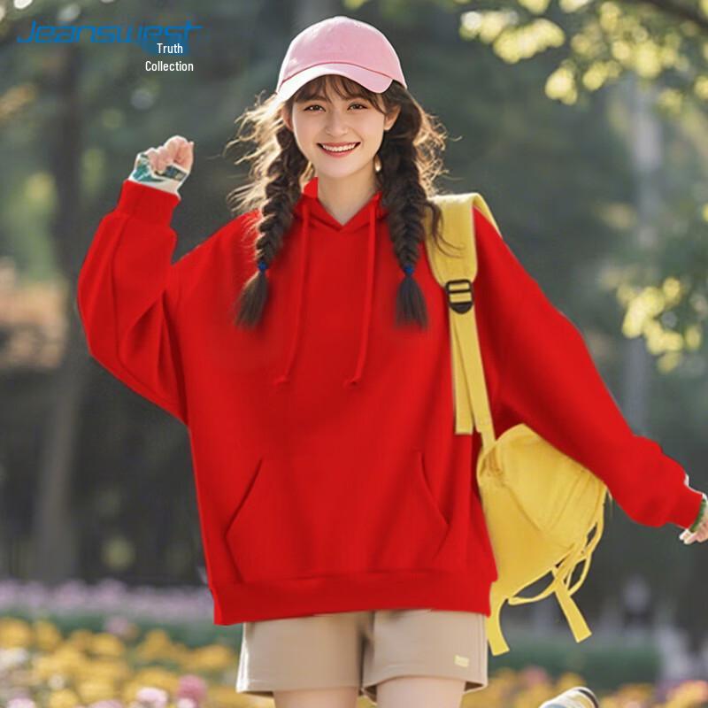 Sweat à capuche rétro américain pour femme Jeanswest