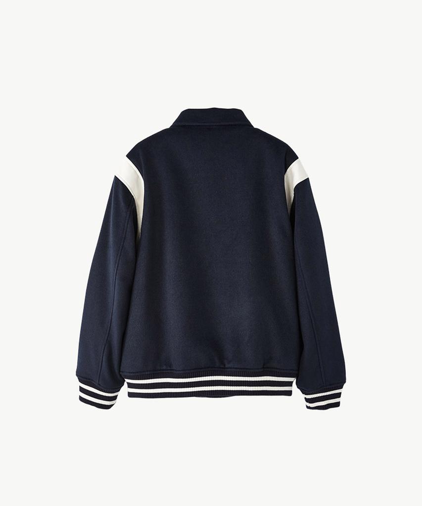 Stco Diems Stadium Quilted Jumper Navy (Oversized)_Djpvac30Sn