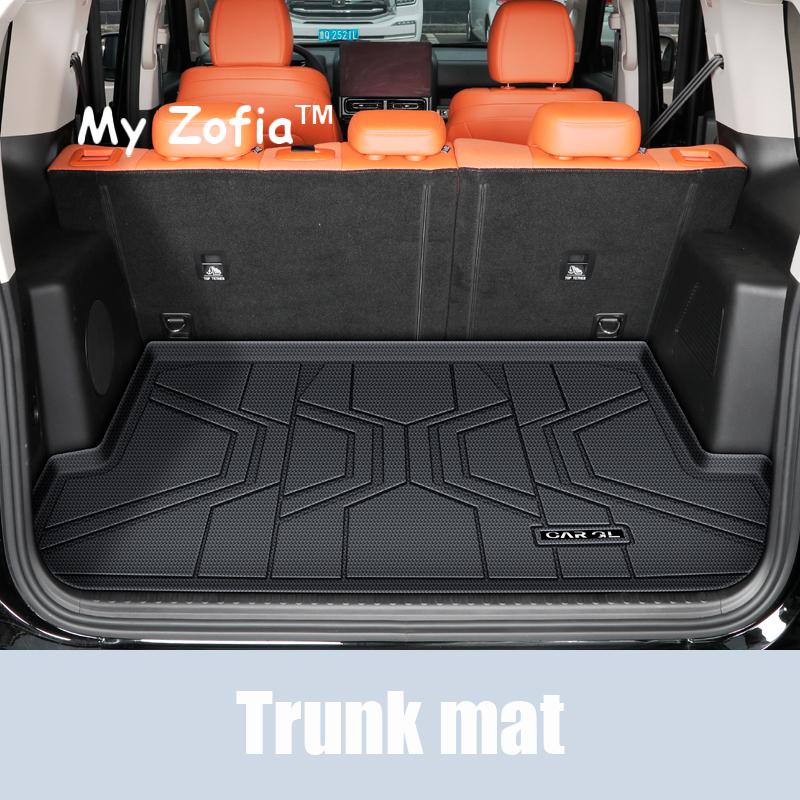 For Haval H9 MKII  2024 2025 2026 Car Five Seven Seats Rear Seat Backrest Protective Pad Trunk Mat Anti-Kick Pad Car Accessories
