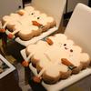 Bread Toast Cushion Cute Stuffed Chair Pad Seat Cushion with Anti-Slip Bottom for Office Chairs Kitchen Chairs Bedroom Floor Sitting