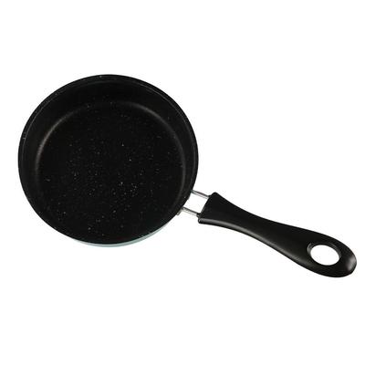 Kochgeschirr 12cm Mini Antihaftpfanne Langer Griff Professionelle Eierpfanne mit Antihaftbeschichtung Leichter Omelett-Topf Speck