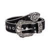 Cinto Ocidental Bling Bling Brilhante Y2K Preto [Lamerry], Estilo, Y2K, Chamativo, Gal, Decoração, Feminino e Masculino, 115cm,