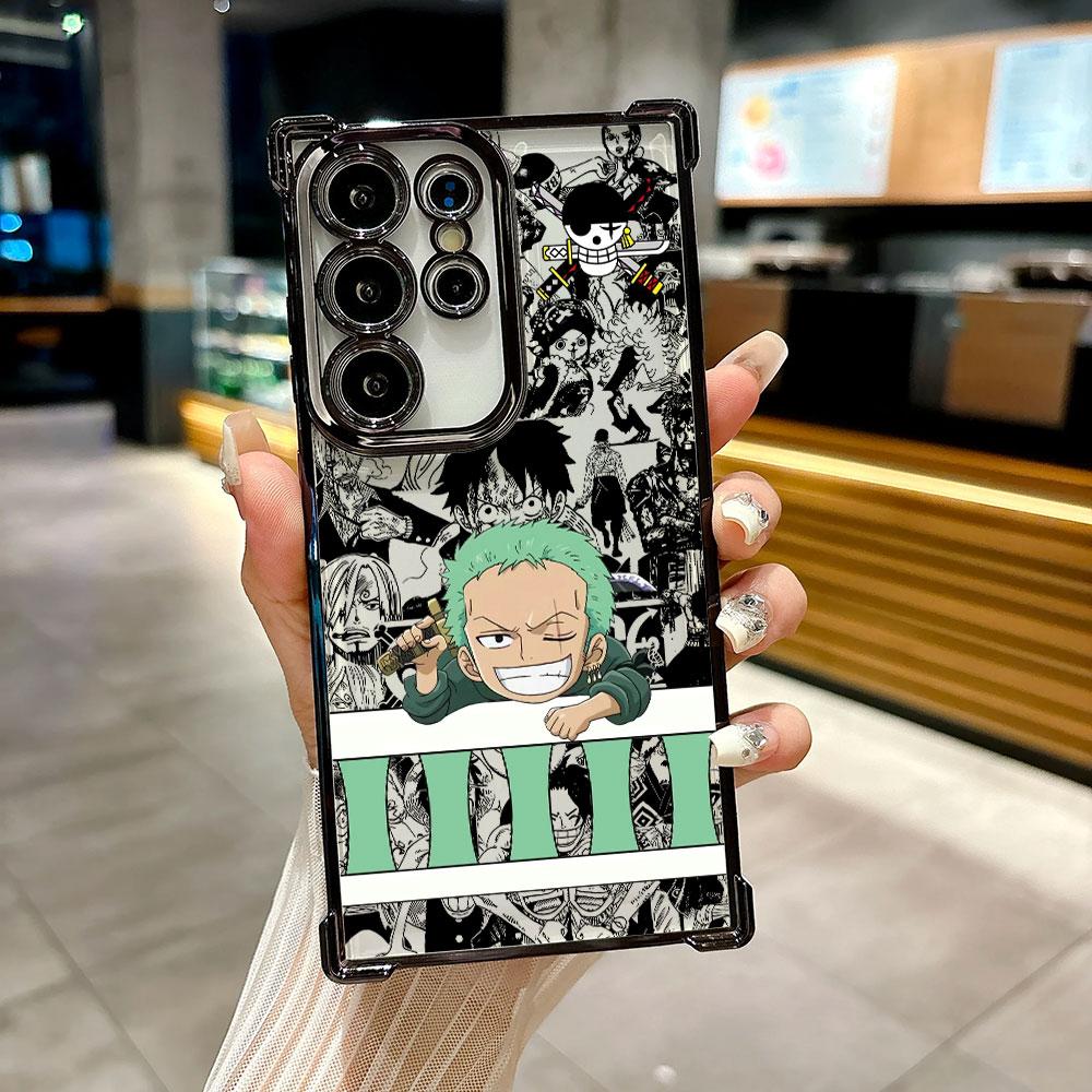 

Чехол для телефона Samsung S26 Ultra с персонажами аниме One Piece - Зоро, Шанкс. Чехол для Samsung S26 S25 S24 S23 S21 Ultra S20 FE S25 Plus Galaxy S20 Ultra