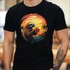 Men's T-Shirt Sloth Drinks Beer Motif Cotton Size S To 5XL