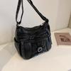 Fashion Vintage Design Women's Crossbody Bag High Quality Denim Fabric Shoulder Bag Large Capacity Tote Bag Lightweight Handbags
