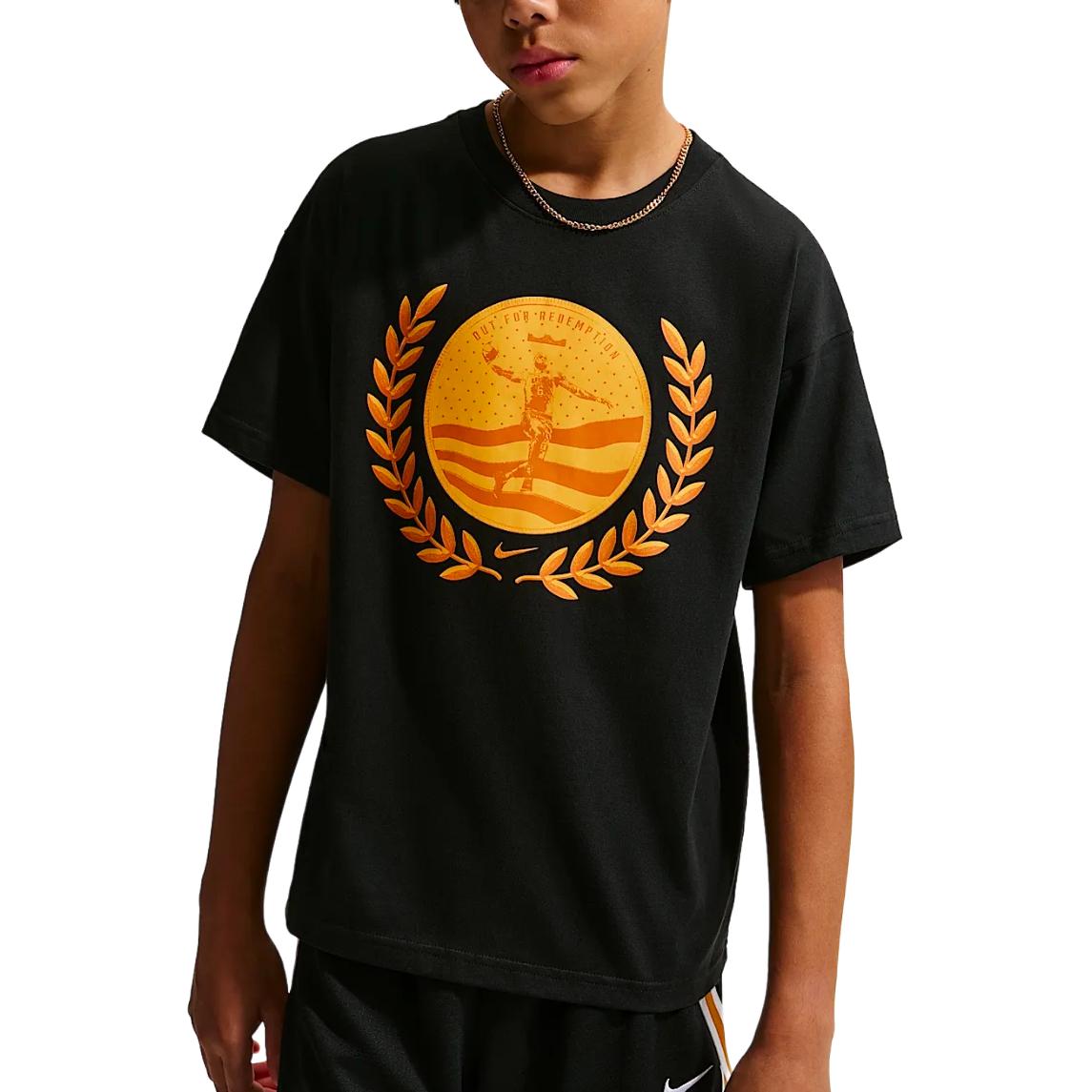 

Nike Kids T Shirts Crew Neck Moderate IQ0257-010 L