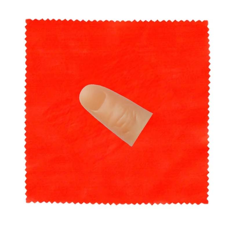 3PCS Novel Funny Magic Toys Party Prank Soft Thumb Tip Fake Finger  Magic Trick Close Up Vanish Appearing Finger Trick Props