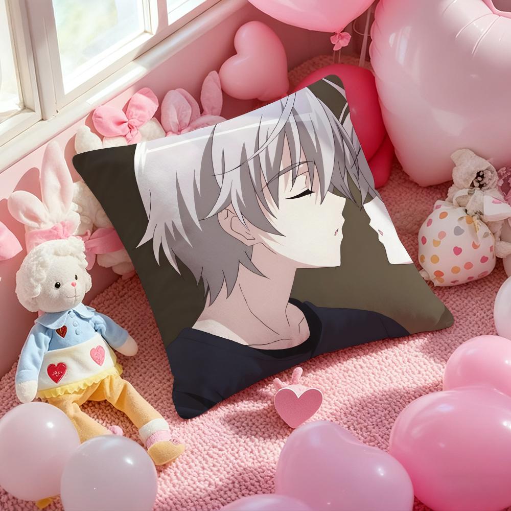 Anime Y-Yosuga no Sora Cushion Cover Pattern Printed Pillowcase for Living Room Sofa Cushion Cover & Bedroom Decor