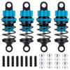 TRZX 4pcs 52mm RC Oil Shock Absorber Front & Rear Damper Kit Upgrade Parts for Tamiya M03, M04, M05, and M06 1/10 RC Touring Cars (Blue, 52mm)
