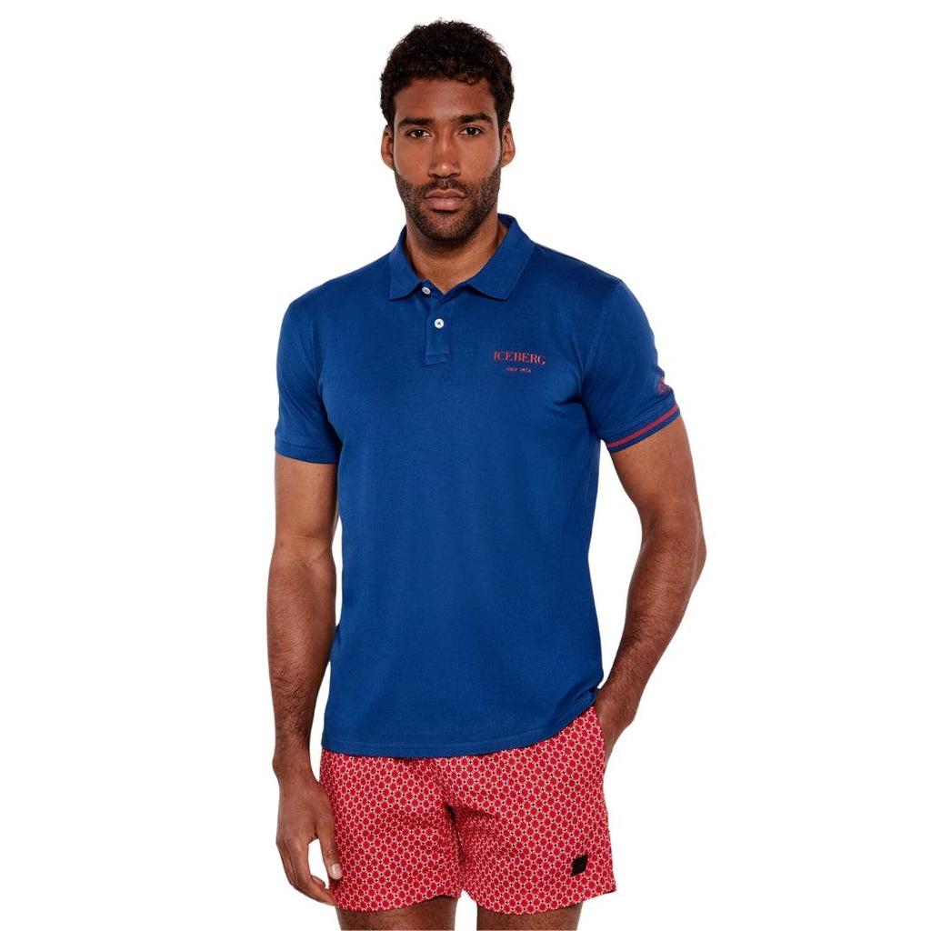 Ice Iceberg Mens Cotton Blend Polo Shirt