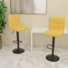 Day and Night - Day and Night Kitchen Stools 2 Units Mustard Yellow Fabric