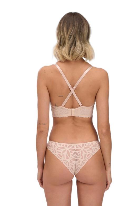 Nude Rose Super Push-Up Spitzen-BH Alles