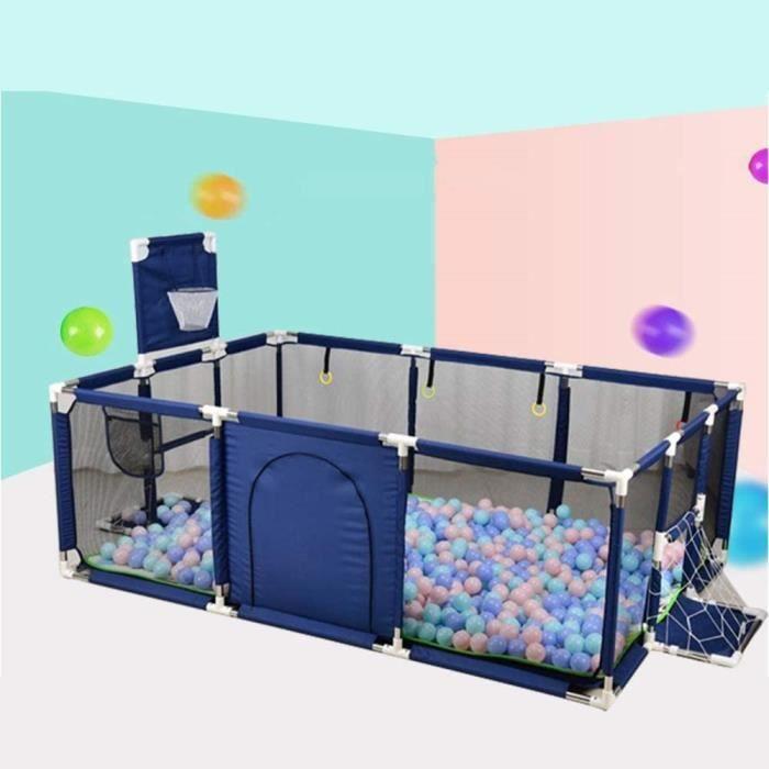 Parc Pour Bébé Barrière de Jeu Espace De Jeu Intérieur Enfants En Plein Air BLEU
