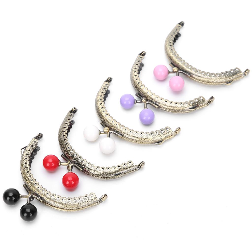 8,5 cm Halvcirkel Prägling Pusslås Ram Lås Klämma för Plånbok Väska Tillverkning DIY Hantverksmaterial