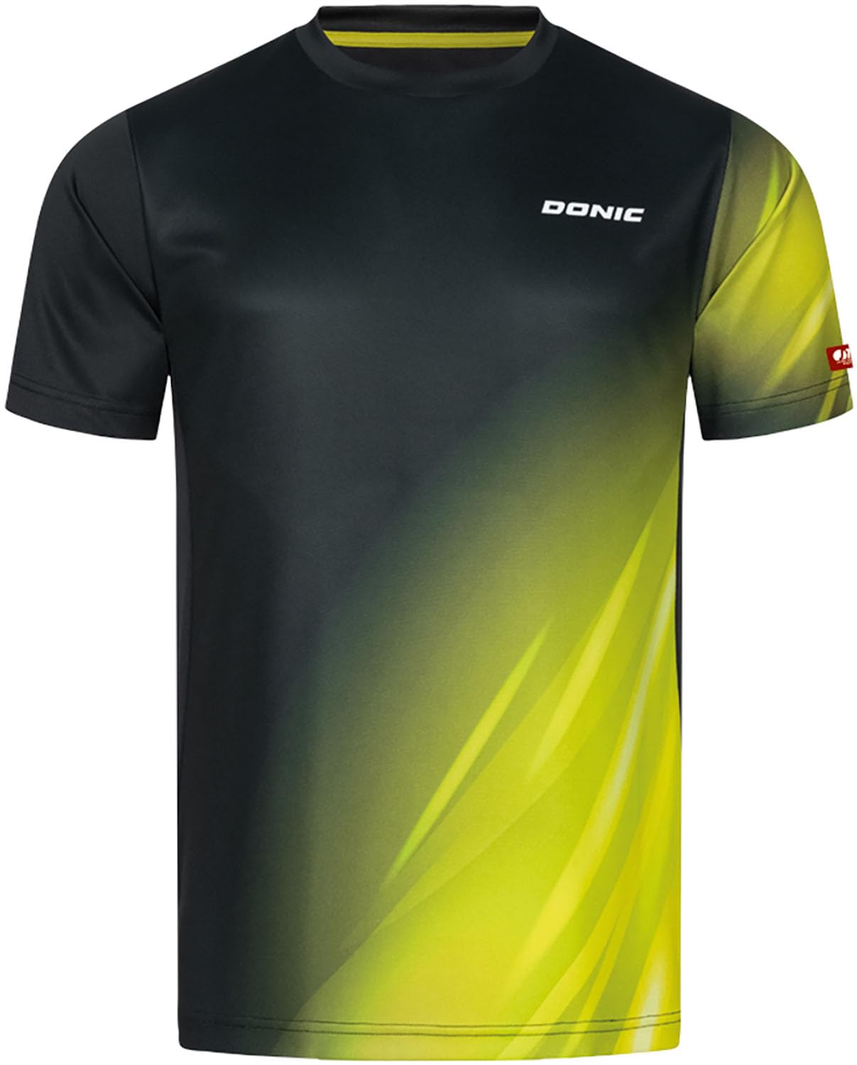 

Donic Drop Shirt, J.T.T.A.A. (Japan Table Tennis Association) Approved, GL156, Black/Yellow, Size L