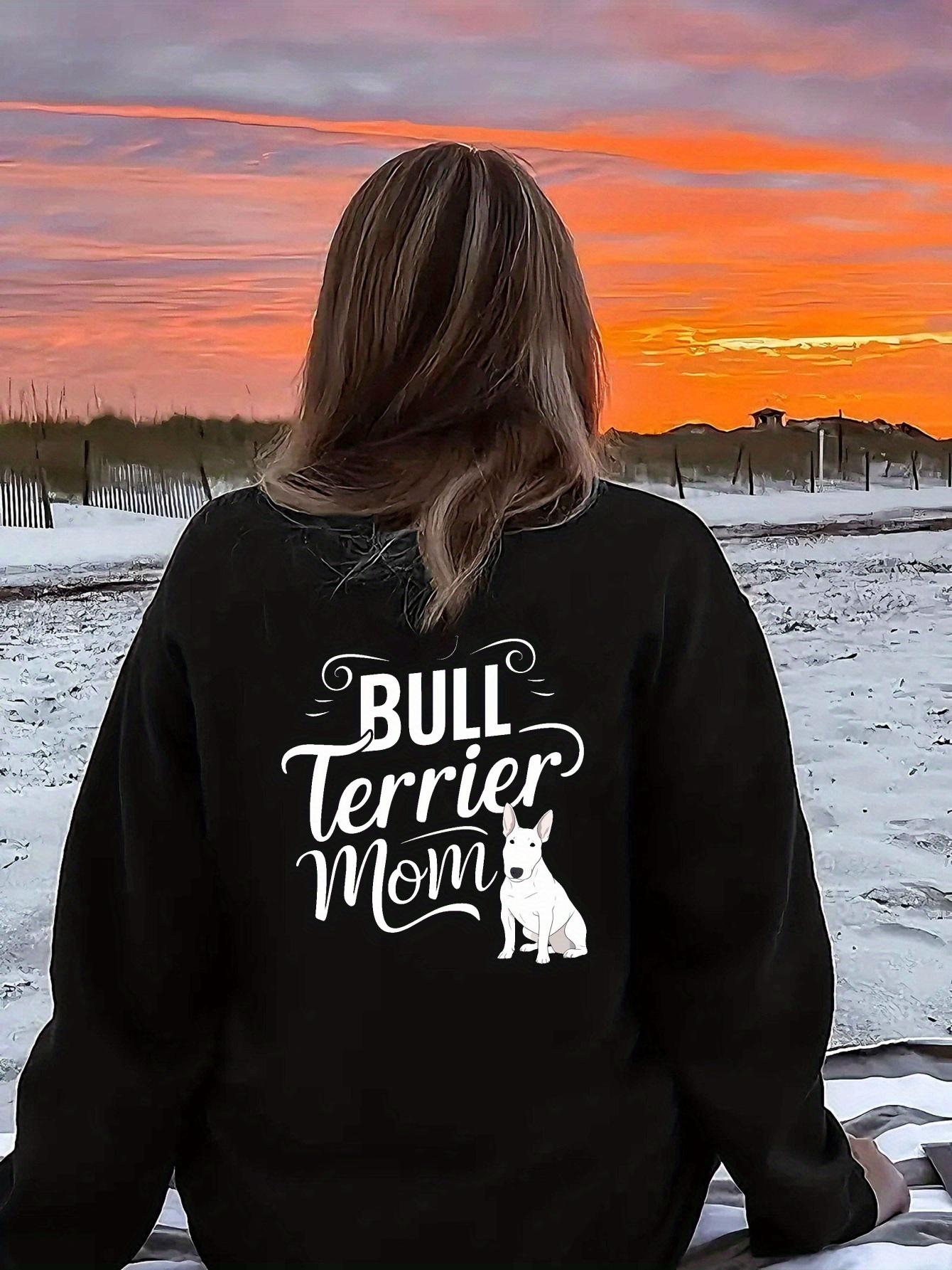 

Женские свитшоты Мама Бультерьера S