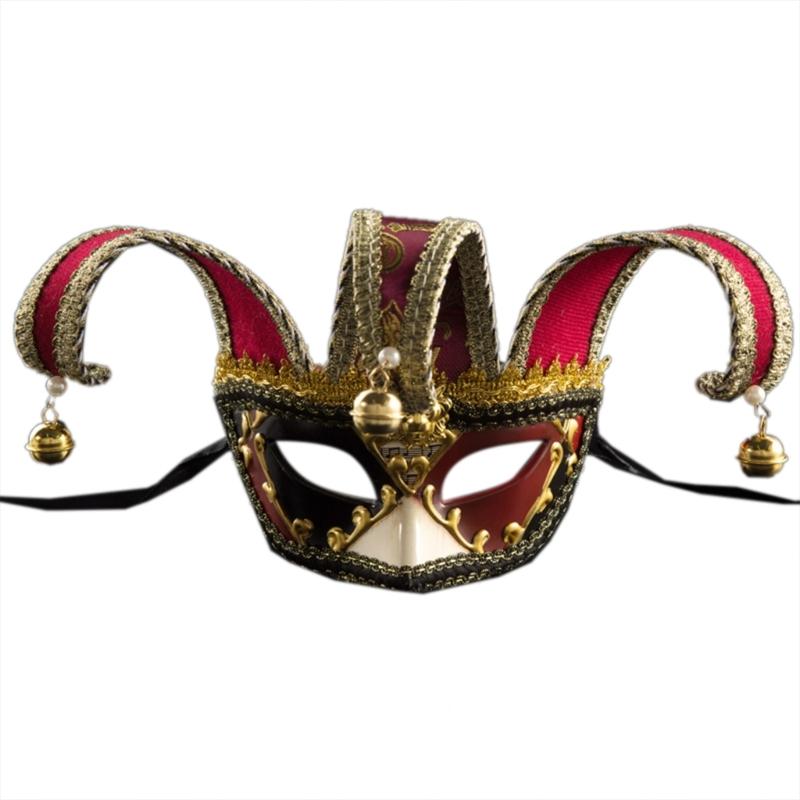 

Women Festival Eye Mask For Masquerade Party Dance Sexy Costume Halloween Half Face Mask for Decorations Halloween Mask червоний