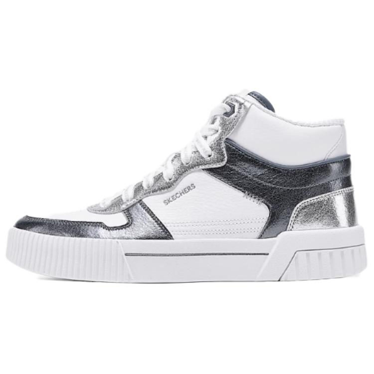 Skechers Court Classics Модные Высокие Кроссовки Женские кроссовки Белый Черный 185108-WCC 35