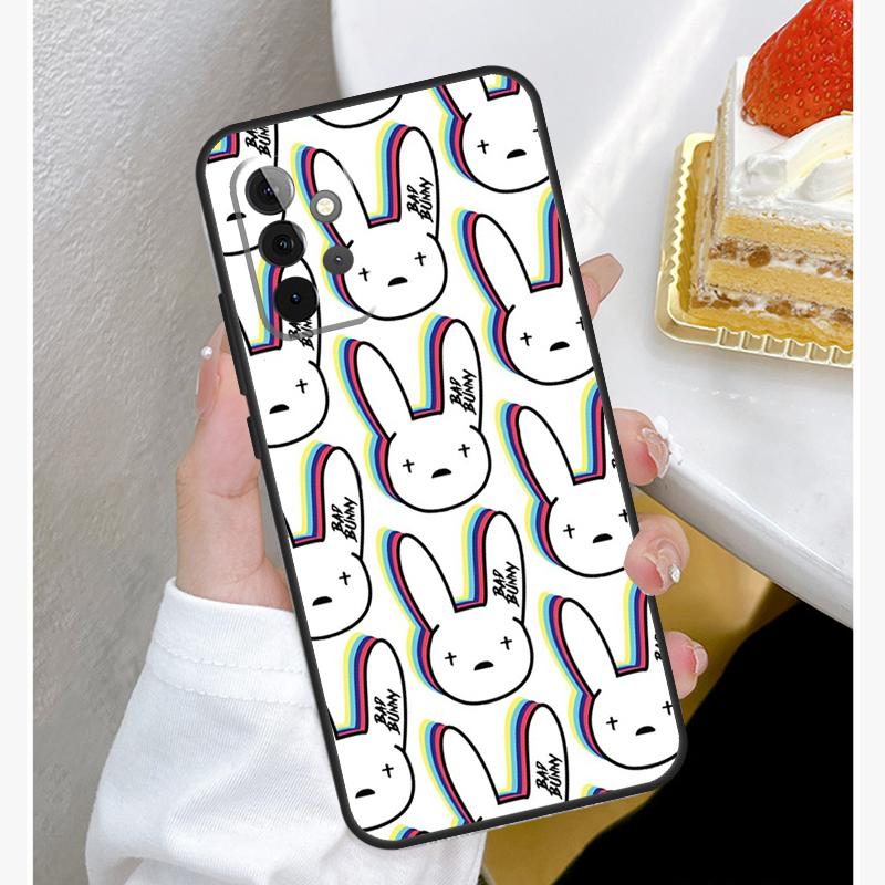 Bad Bunny Case For Samsung Galaxy A55 A35 A15 A14 A34 A54 A73 A53 A33 A23 A13 A12 A32 A52 A51 Cover