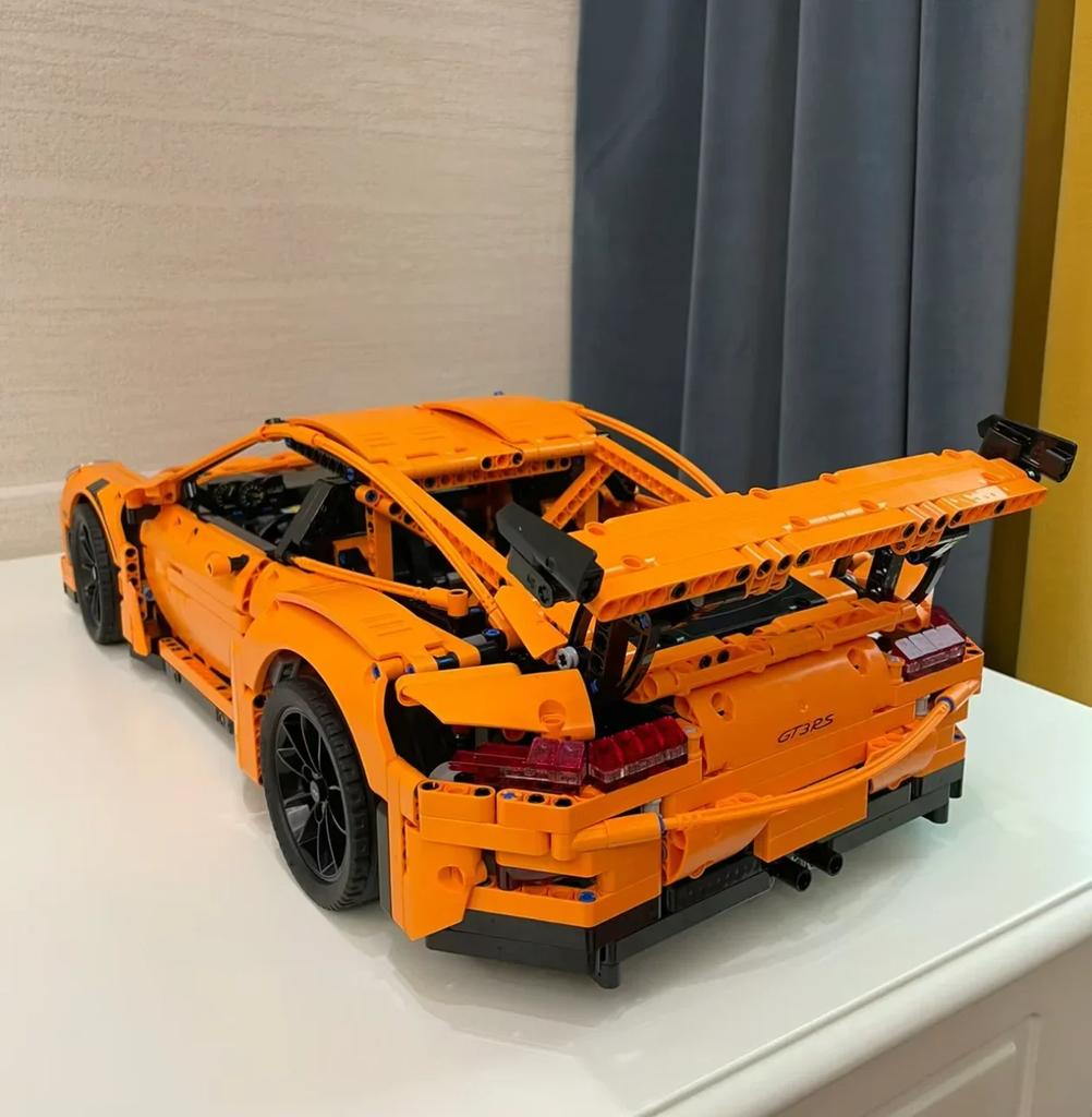 Non-Toxic Hot 2700+Pcs Technical Gt3 Super Sports Car Model Compatible 42056 Building Blocks Kids Assemble Brick Educational Toy Gifts