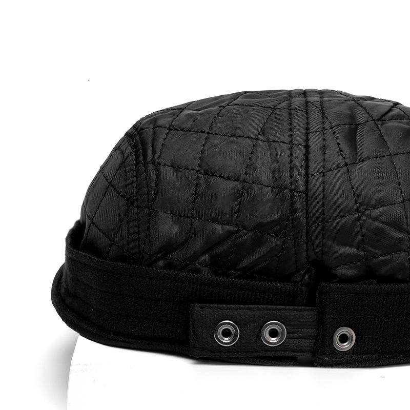 Autumn Winter Cotton Warm Cap Men's Forward Cap Retro Peaked Cap British Beret Newsboy Cap
