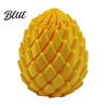Sensory Fidget Egg 3D Printed Twisting Toy Stress Relief Spiral Articulated Rotating Portable Reducer