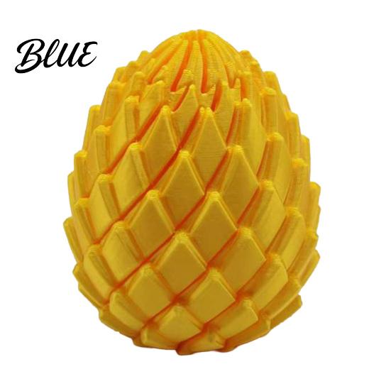 Sensory Fidget Egg 3D Printed Twisting Toy Stress Relief Spiral Articulated Rotating Portable Reducer