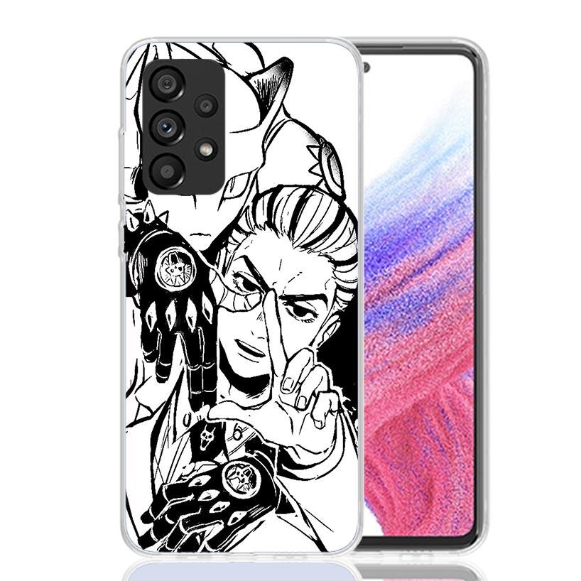 JoJo Kira Yoshikage Killer Queen Phone Case for Samsung Galaxy A52 A51 A50S A12 A22 A32 A72 A10S A30S A31 A71 Note 20 Ultra 10 P