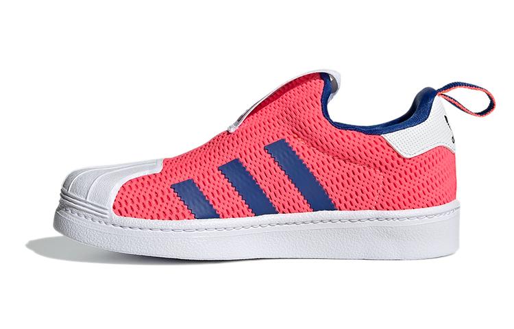 

Adidas Originals SUPERSTAR 360 Breathable Low top Skateboard Shoes Pink White Blue Children Aged 3 7 Years Old FX4911 35
