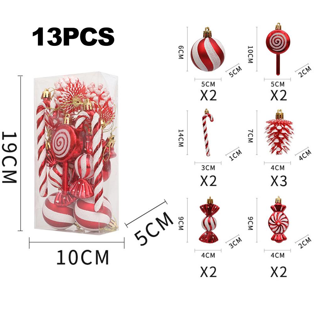

Christmas Party Christmas Candy Ornaments Festive Candy Theme Red Multiple Styles Available Vibrant Red And White Colors червоний