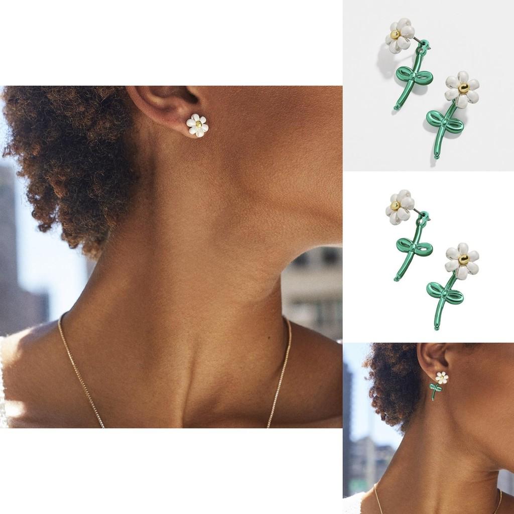 Fashionable Alloy Flower Earrings For Women Simple And Chic Street Style Jewelry