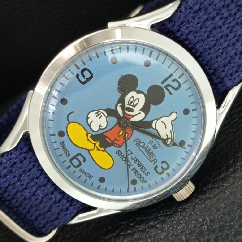 

REFURBISHED VINTAGE HAND-WINDING SWISS MENS BLUE COLOR DIAL WATCH a707202-1