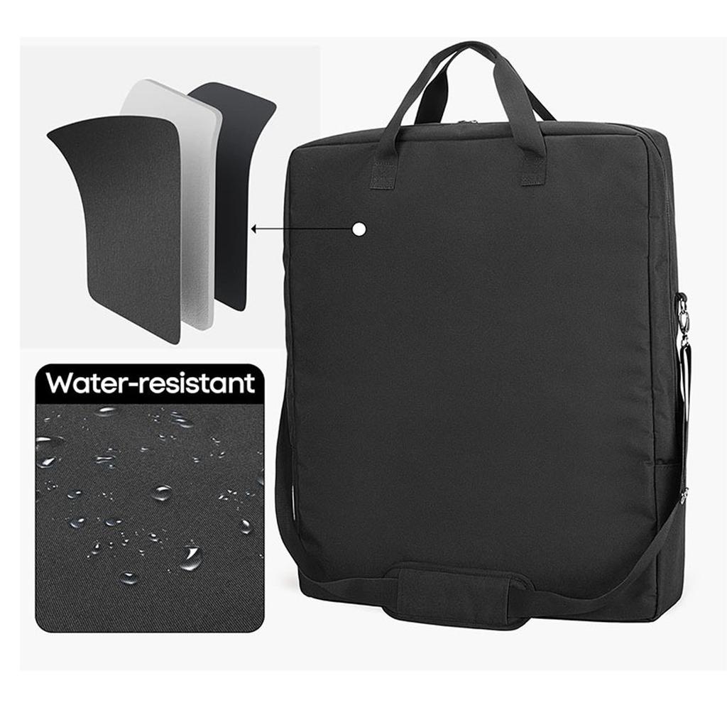 Geantă de depozitare panou solar strat dublu pliabilă de călătorie husă de transport panou solar pentru camping excursii cu RV petreceri